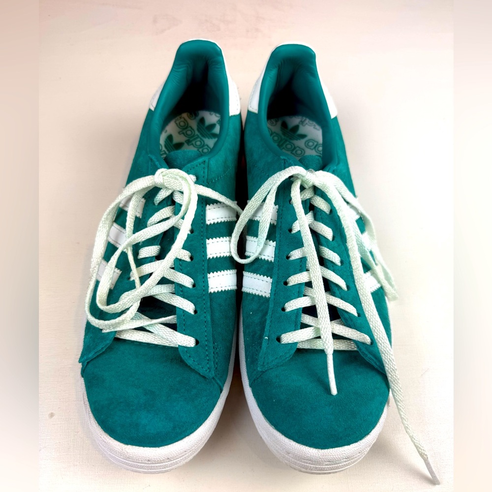 adidas Sneakers in Teal and White